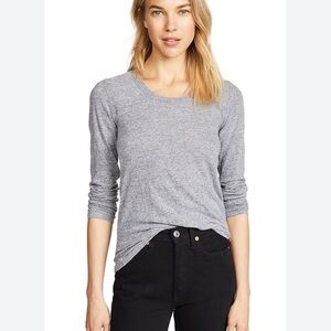 JCrew Gray Long Sleeve Top- XS